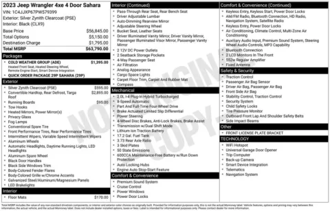Photos of 2023 Jeep Wrangler Sahara 4xe for sale in Norwalk, IA at Gregg Young Chevrolet of Norwalk