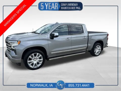 Gray 2024 Chevrolet Silverado 1500 High Country for sale in Norwalk, IA