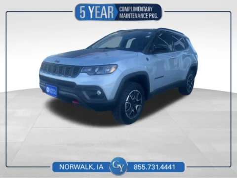 Silver 2024 Jeep Compass Trailhawk for sale in Norwalk, IA