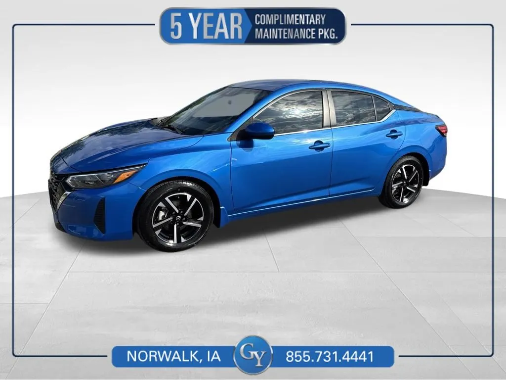 Blue 2025 Nissan Sentra SV for sale in Norwalk, IA