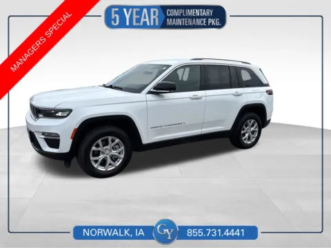 White 2024 Jeep Grand Cherokee Limited for sale in Norwalk, IA