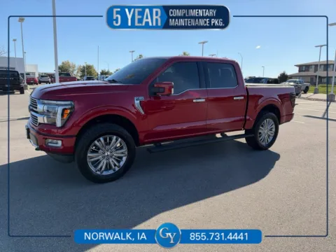Red 2025 Ford F-150 Platinum for sale in Norwalk, IA