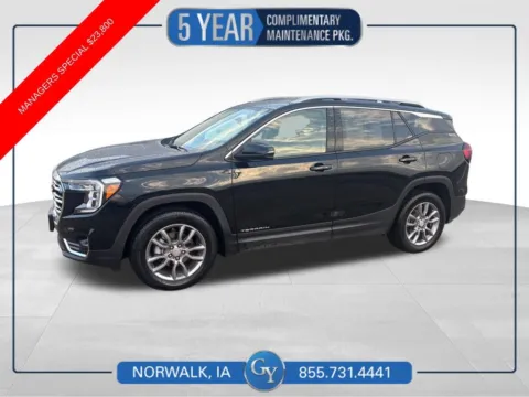 Black 2024 GMC Terrain SLT for sale in Norwalk, IA