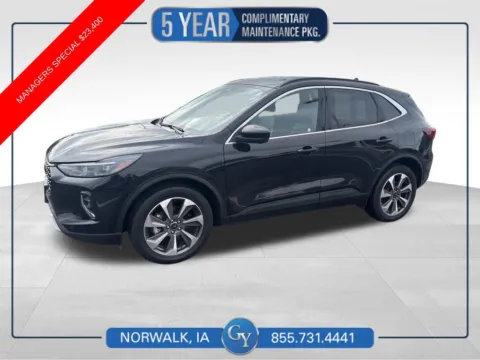 Black 2023 Ford Escape Platinum for sale in Norwalk, IA