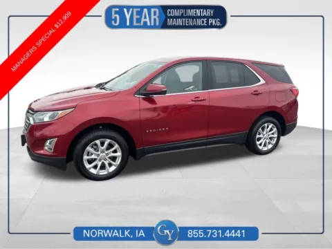 Red 2018 Chevrolet Equinox LT for sale in Norwalk, IA