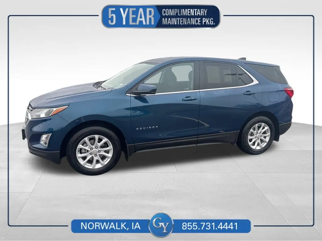 Blue 2021 Chevrolet Equinox LT for sale in Norwalk, IA