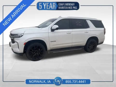 White 2023 Chevrolet Tahoe LT for sale in Norwalk, IA