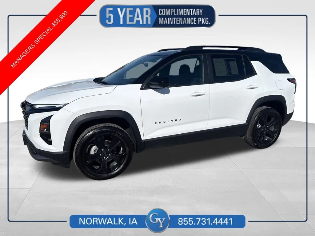 White 2026 Chevrolet Equinox LT for sale in Norwalk, IA