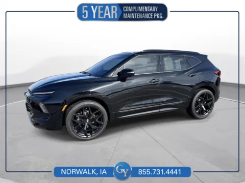 Black 2024 Chevrolet Blazer RS for sale in Norwalk, IA