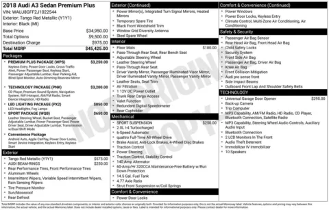 Photos of 2018 Audi A3 2.0T Premium Plus for sale in Norwalk, IA at Gregg Young Chevrolet of Norwalk