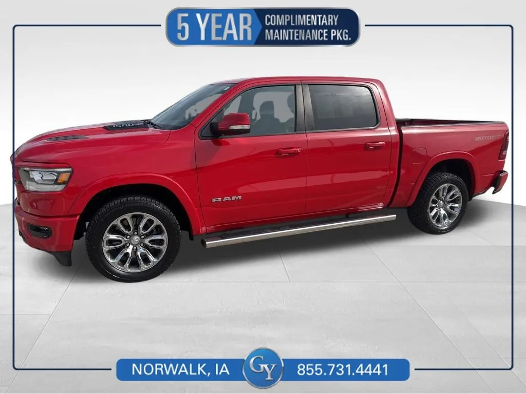 Red 2020 Ram 1500 Laramie for sale in Norwalk, IA