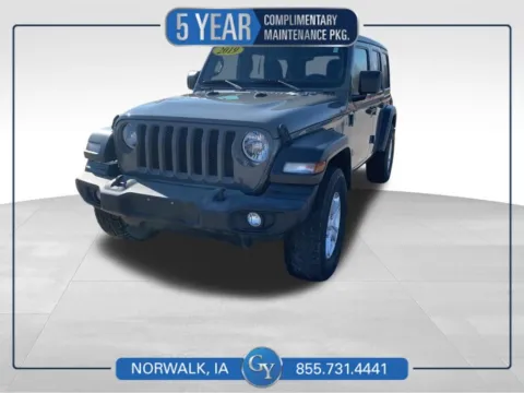 Gray 2019 Jeep Wrangler Unlimited Sport S for sale in Norwalk, IA