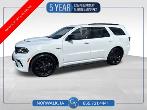 White 2024 Dodge Durango R/T Plus for sale in Norwalk, IA