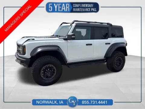 White 2024 Ford Bronco Raptor for sale in Norwalk, IA
