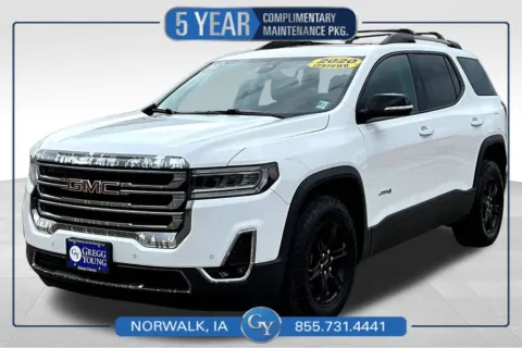 White 2020 GMC Acadia AT4 for sale in Norwalk, IA