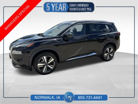 Black 2023 Nissan Rogue SL for sale in Norwalk, IA
