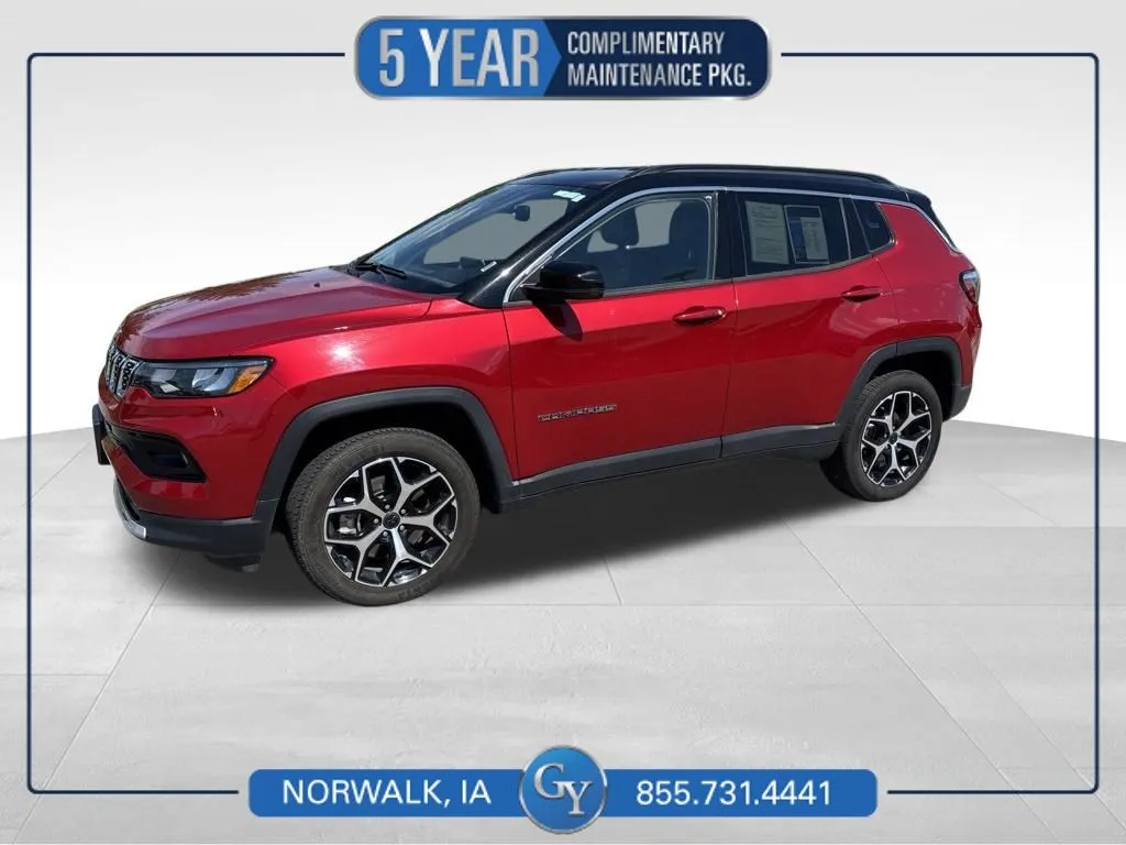 Red 2025 Jeep Compass Limited for sale in Norwalk, IA