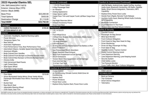 Photos of 2023 Hyundai Elantra SEL for sale in Norwalk, IA at Gregg Young Chevrolet of Norwalk