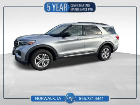 Silver 2022 Ford Explorer XLT for sale in Norwalk, IA