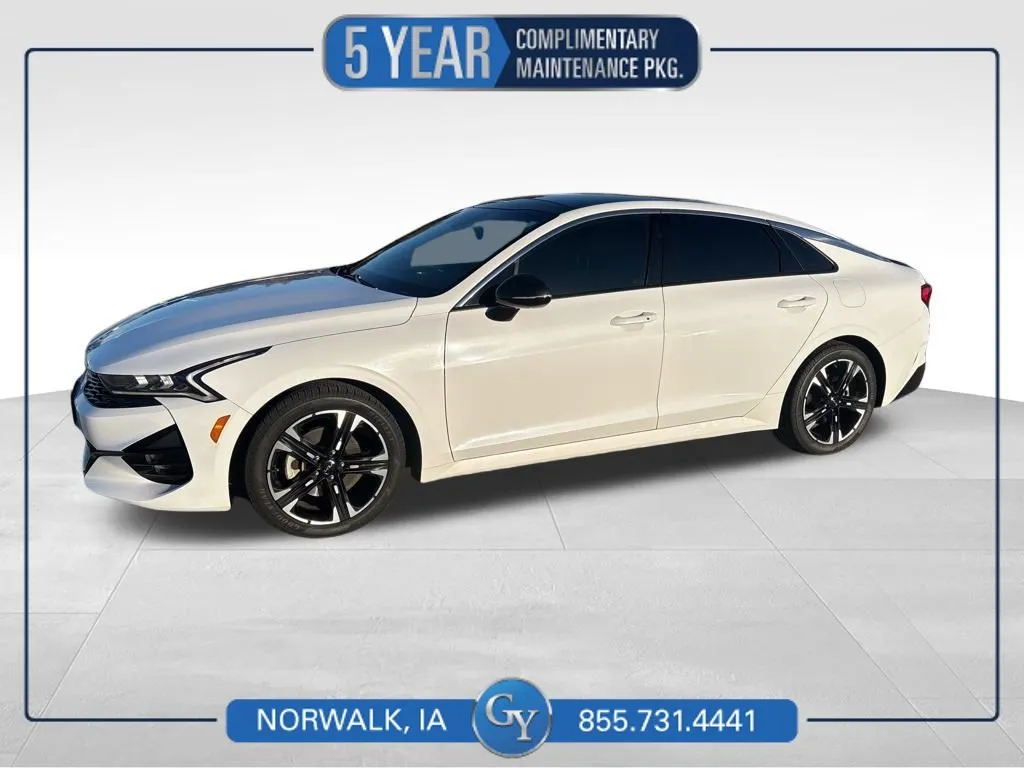 White 2023 Kia K5 GT-Line for sale in Norwalk, IA