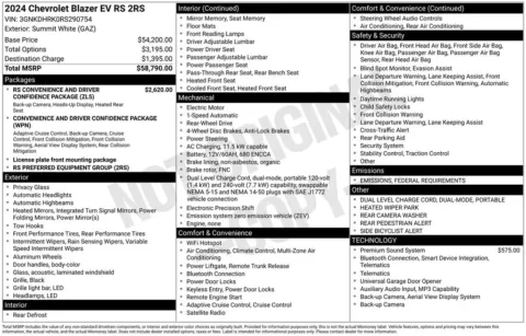 Photos of 2024 Chevrolet Blazer EV RS for sale in Norwalk, IA at Gregg Young Chevrolet of Norwalk