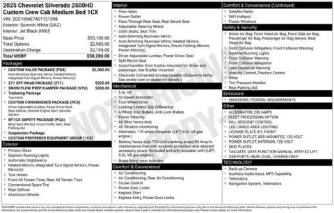 Photos of 2025 Chevrolet Silverado 2500HD Custom for sale in Plattsmouth, NE at Gregg Young Plattsmouth