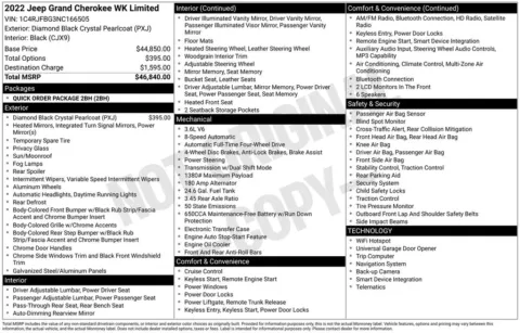 Photos of 2022 Jeep Grand Cherokee WK Limited for sale in Plattsmouth, NE at Gregg Young Plattsmouth