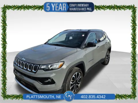 Gray 2022 Jeep Compass Limited for sale in Plattsmouth, NE