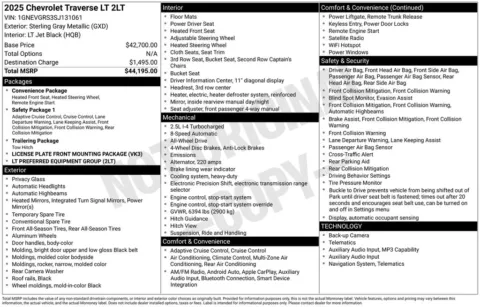 Photos of 2025 Chevrolet Traverse LT for sale in Plattsmouth, NE at Gregg Young Plattsmouth