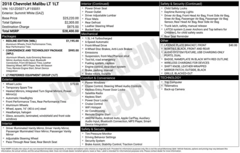 Photos of 2018 Chevrolet Malibu LT for sale in Plattsmouth, NE at Gregg Young Plattsmouth