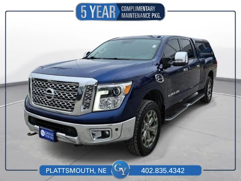 Blue 2017 NISSAN TITAN XD for sale in Plattsmouth, NE