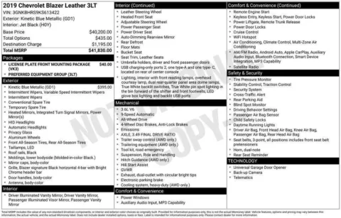 Photos of 2019 CHEVROLET BLAZER 3LT for sale in Plattsmouth, NE at Gregg Young Plattsmouth