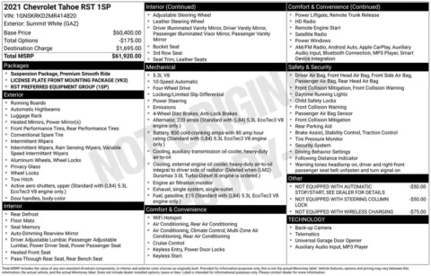 Photos of 2021 Chevrolet Tahoe RST for sale in Plattsmouth, NE at Gregg Young Plattsmouth