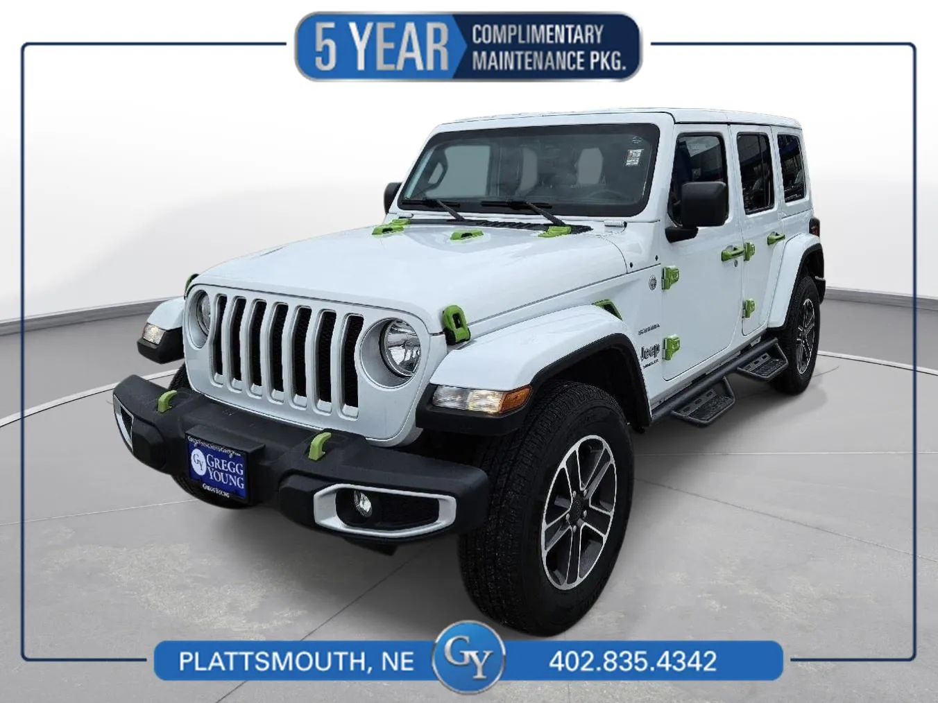 White 2023 Jeep Wrangler Sahara for sale in Plattsmouth, NE