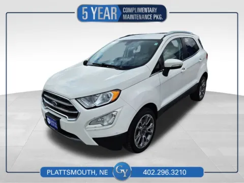 White 2018 Ford EcoSport Titanium for sale in Plattsmouth, NE