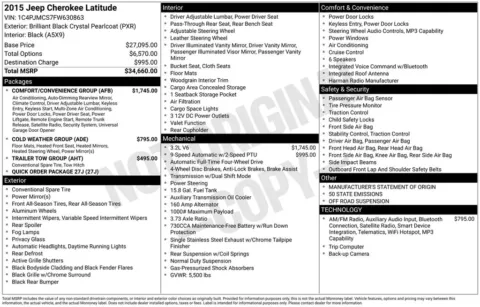 Photos of 2015 Jeep Cherokee Latitude for sale in Plattsmouth, NE at Gregg Young Plattsmouth