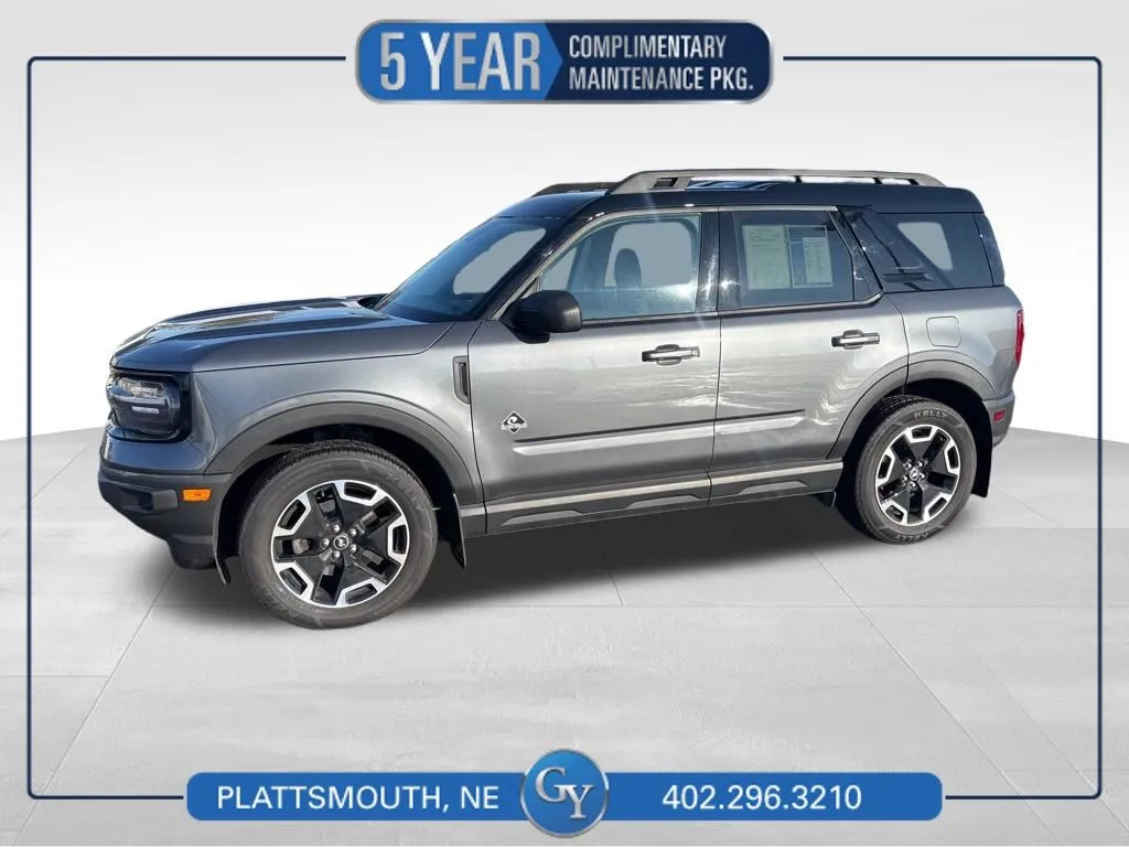 Gray 2022 Ford Bronco Sport Outer Banks for sale in Plattsmouth, NE