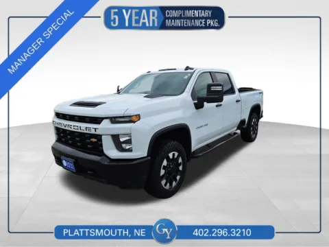 White 2020 Chevrolet Silverado 2500HD Custom for sale in Plattsmouth, NE