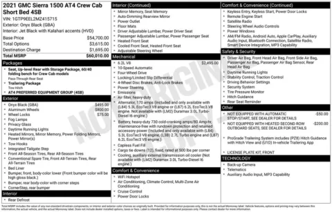 Photos of 2021 GMC Sierra 1500 AT4 for sale in Plattsmouth, NE at Gregg Young Plattsmouth