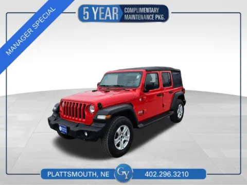Red 2018 Jeep Wrangler Unlimited Sport S for sale in Plattsmouth, NE