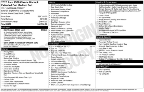 Photos of 2020 Ram 1500 Classic Warlock for sale in Plattsmouth, NE at Gregg Young Plattsmouth