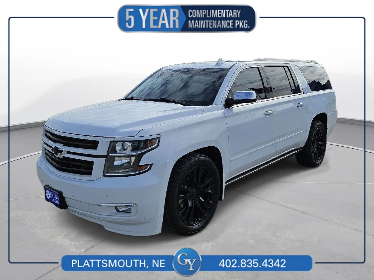 White 2019 CHEVROLET SUBURBAN K Premier for sale in Plattsmouth, NE