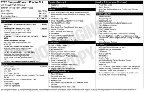 Photos of 2020 Chevrolet Equinox Premier for sale in Plattsmouth, NE at Gregg Young Plattsmouth