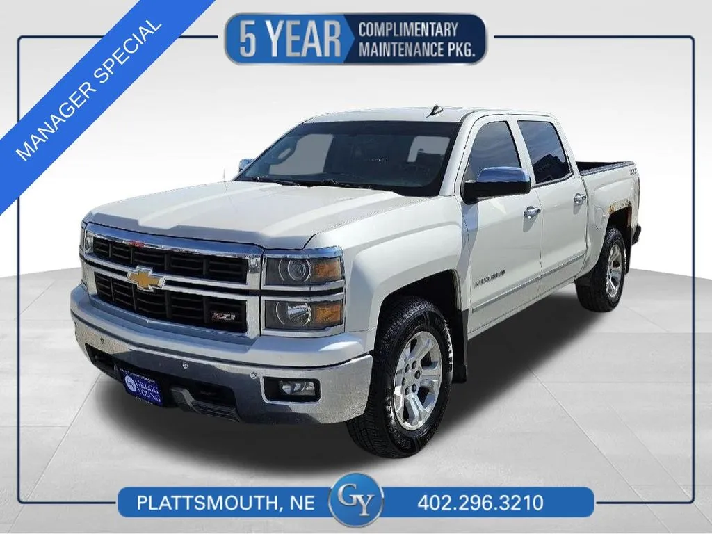 White 2014 Chevrolet Silverado 1500 LTZ for sale in Plattsmouth, NE