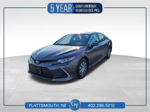 Gray 2023 Toyota Camry Hybrid LE for sale in Plattsmouth, NE