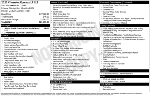 Photos of 2023 Chevrolet Equinox LT for sale in Plattsmouth, NE at Gregg Young Plattsmouth