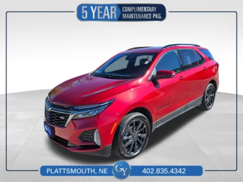 Red 2022 Chevrolet Equinox RS for sale in Plattsmouth, NE