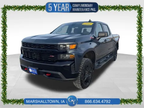 Gray 2021 Chevrolet Silverado 1500 Custom Trail Boss for sale in Marshalltown, IA