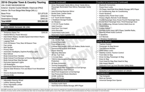 Photos of 2016 Chrysler Town & Country Touring for sale in Marshalltown, IA at Gregg Young Chevrolet Marshalltown