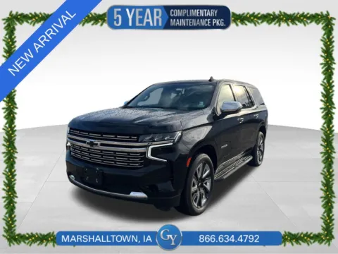 Black 2021 Chevrolet Tahoe Premier for sale in Marshalltown, IA
